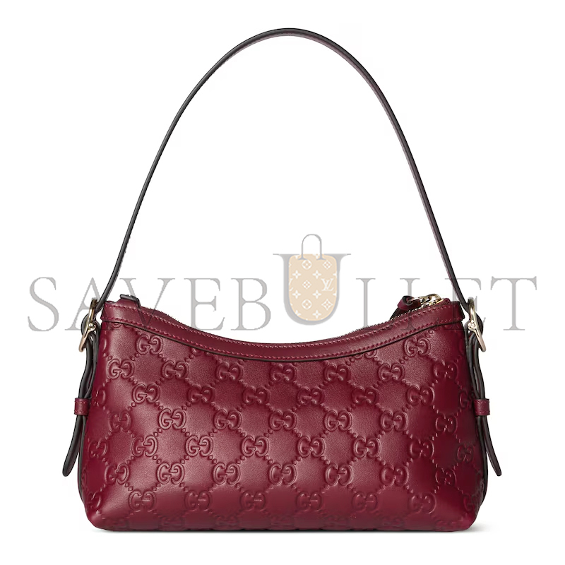 GUCCI GG EMBLEM SMALL SHOULDER BAG ‎847450 (22*14*8cm)